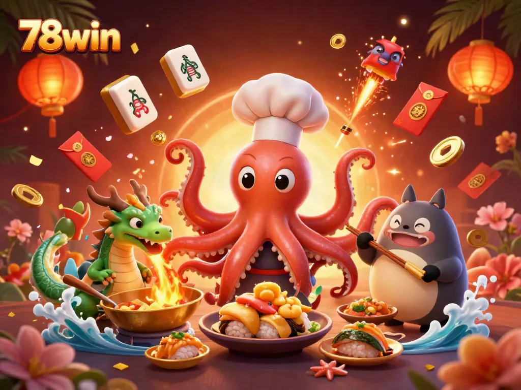 Experience thrilling gameplay at 78win with vibrant casino elements and enchanting characters.