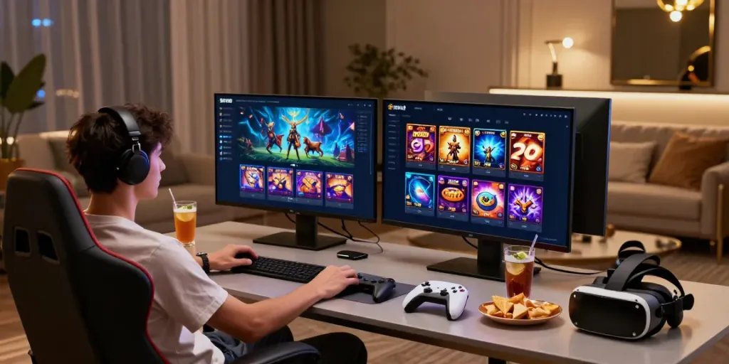 Engaging luxury333 online gaming experience featuring modern setup and vibrant gameplay.