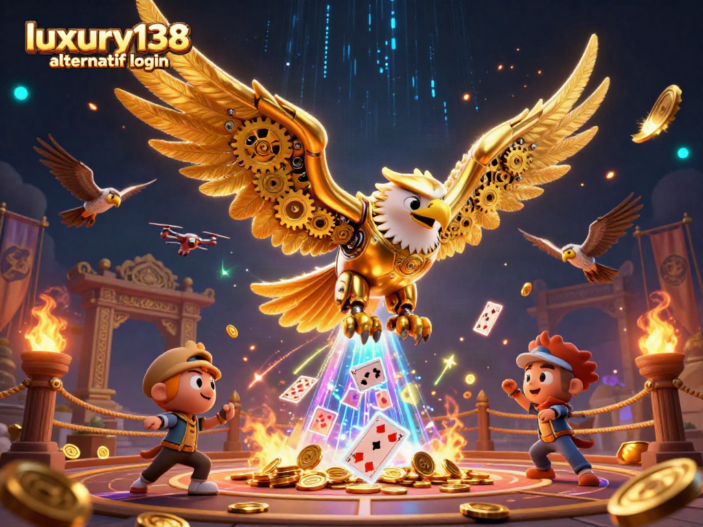 Menangkan taruhan Anda di luxury138 alternatif login dengan ilustrasi kasino berenergi tinggi dan karakter menawan.