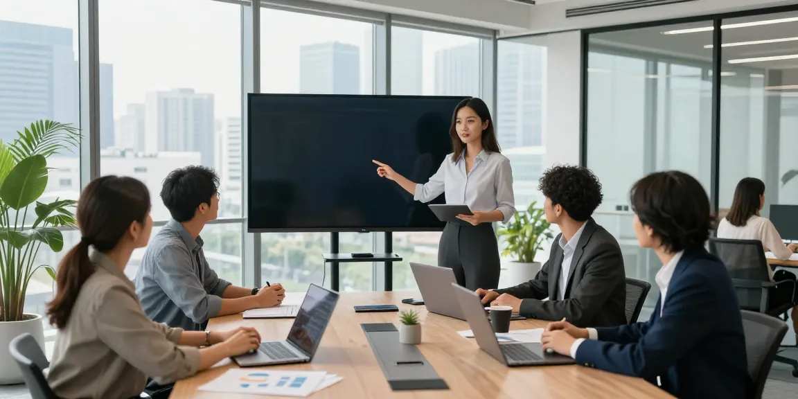 Hình ảnh cuộc họp tại văn phòng hiện đại với nhóm chuyên gia đang thảo luận về chiến lược sử dụng n188.