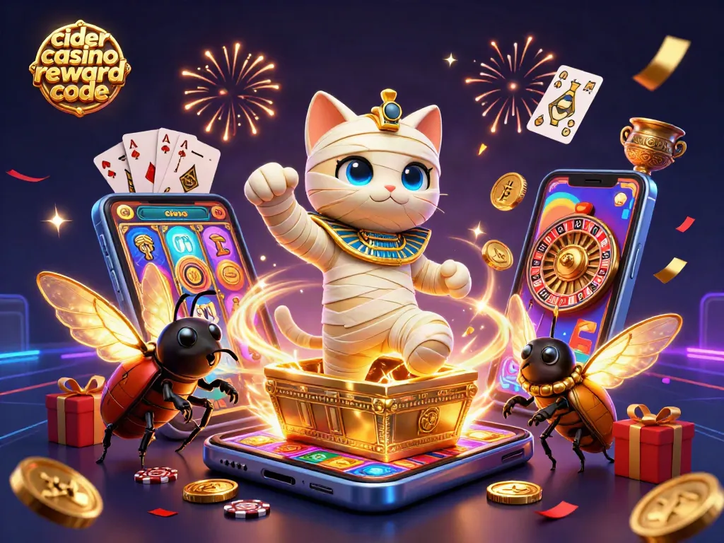 Play slots with the cider casino reward code for exciting bonuses and free coins.