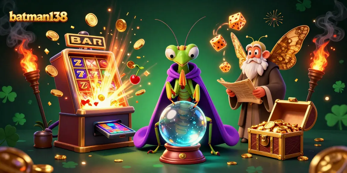 Experience the exciting wins with batman138 as cartoon characters interact around a vibrant casino scene.