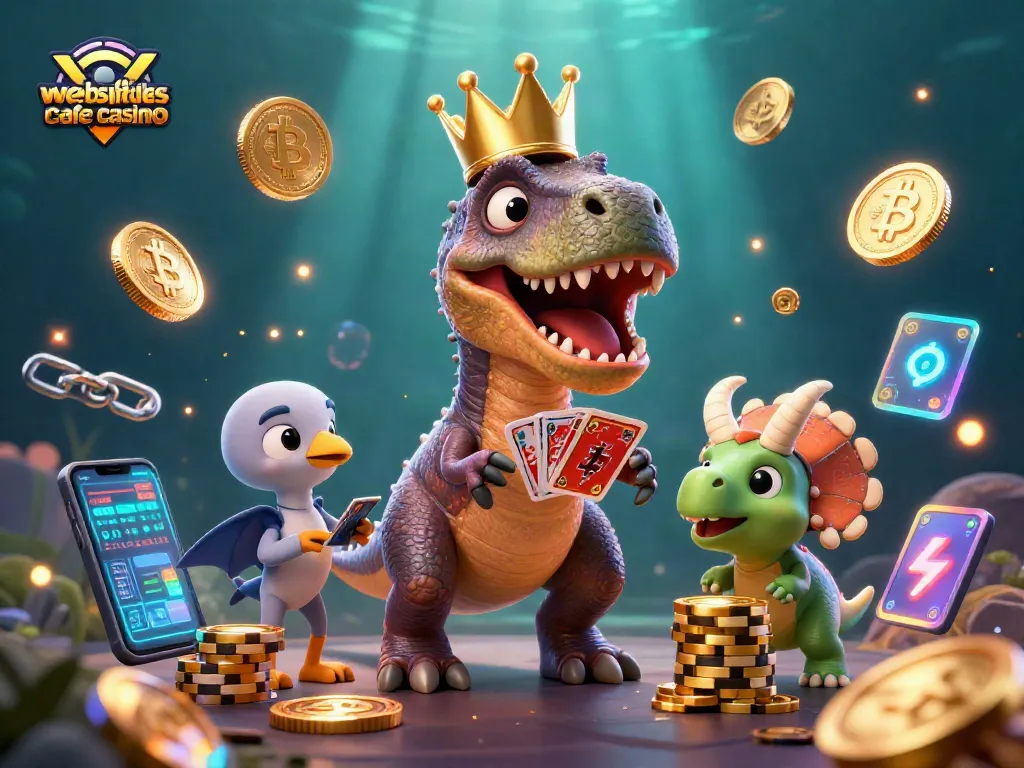 Play and win at top websites like cafe casino in this vibrant animated scene.