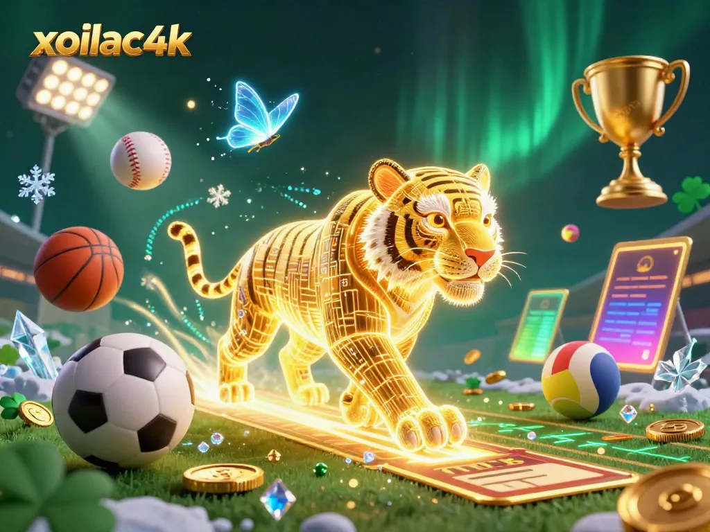 Engage in thrilling betting activity with xoilac4k's vibrant digital casino scene teeming with dynamic sports elements.