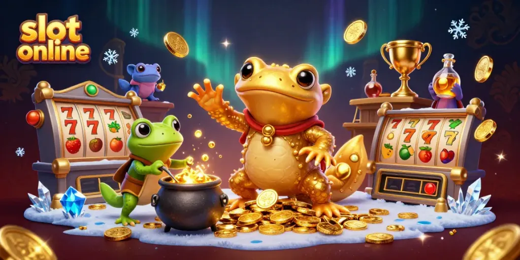 Engage in thrilling slot online adventures with a golden salamander alchemist and magical elements.