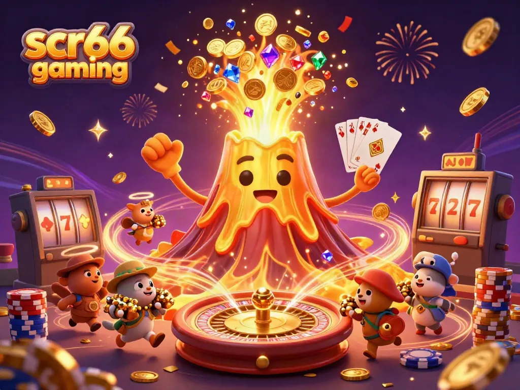 Join in the excitement of scr66 gaming with coins, gems, and thrilling casino elements.