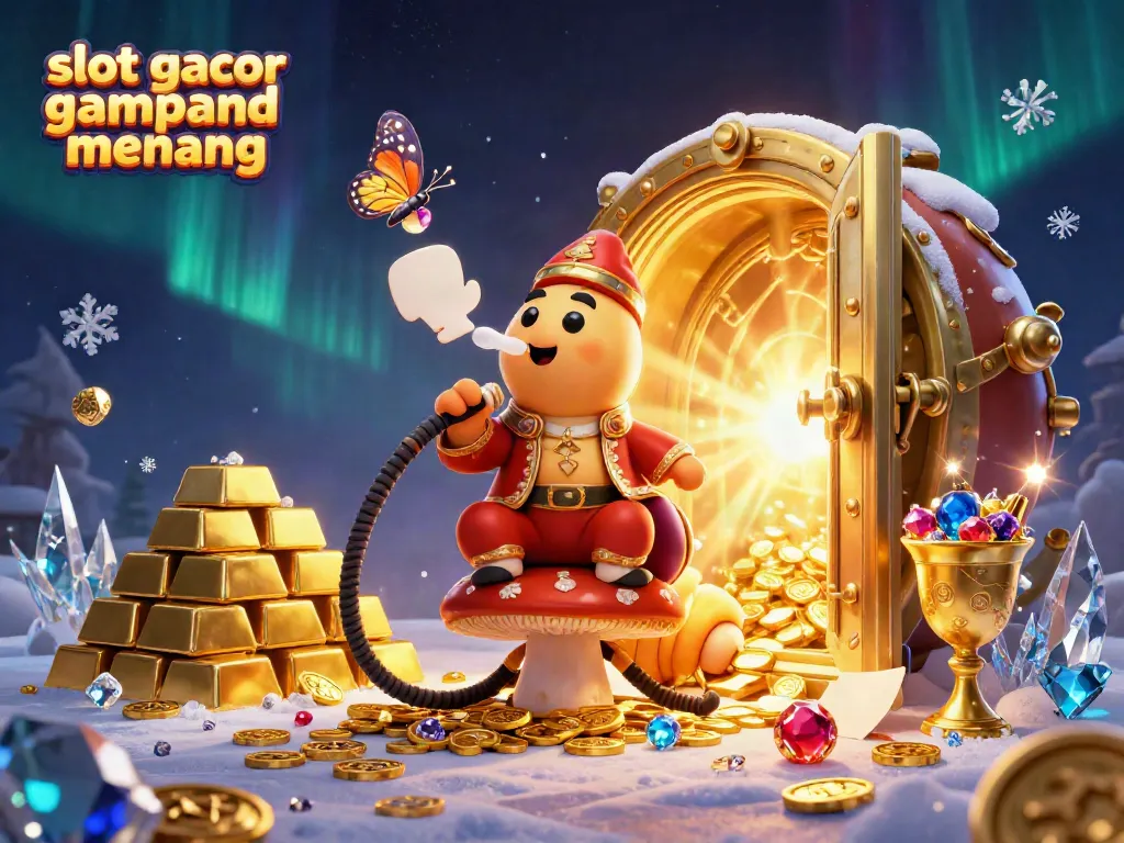 Engage in thrilling gameplay with slot gacor gampang menang featuring a magical caterpillar and treasure elements.