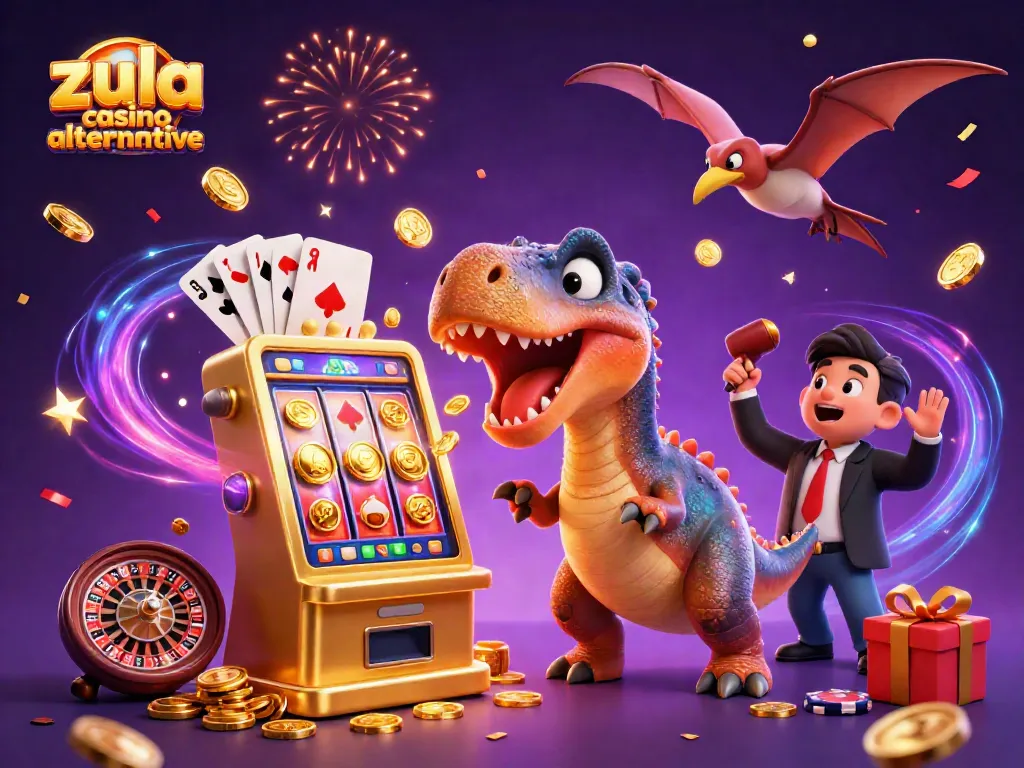 Experience thrilling gameplay at Zula casino alternative with dynamic jackpot scenes and exciting characters.