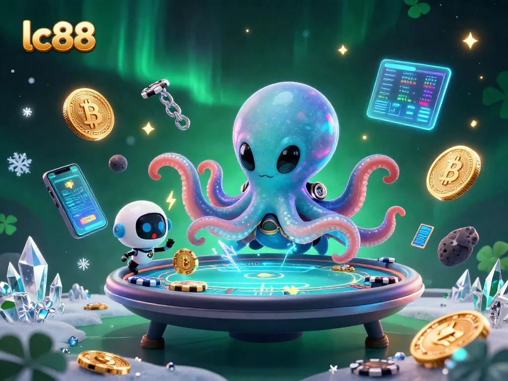 Engage with exciting lc88 poker action in a vibrant alien casino setting.