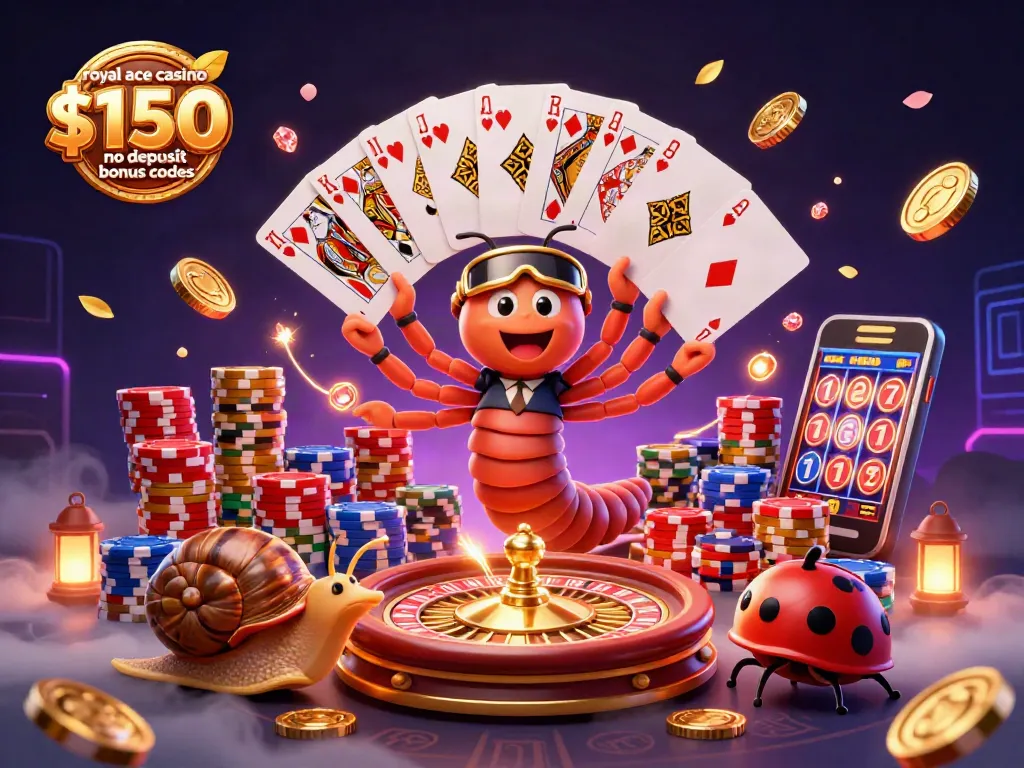Engage with royal ace casino $150 no deposit bonus codes through an exciting 3D casino scene.