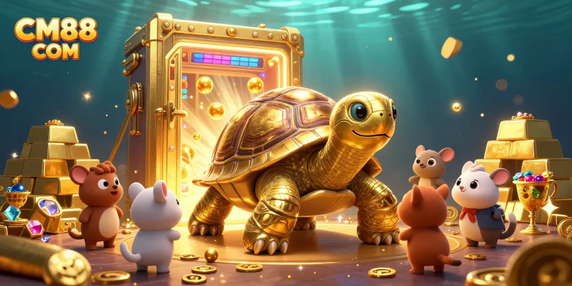 Spin, win, and engage with CM88 COM in a captivating casino-themed illustration.