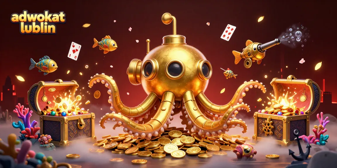 Witness the creative energy in this adwokat lublin-themed casino illustration featuring winning elements.
