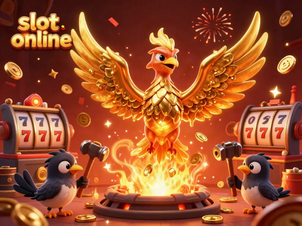 Experience thrilling gameplay with vivid visuals in a slot online casino setting featuring gold-rich elements.