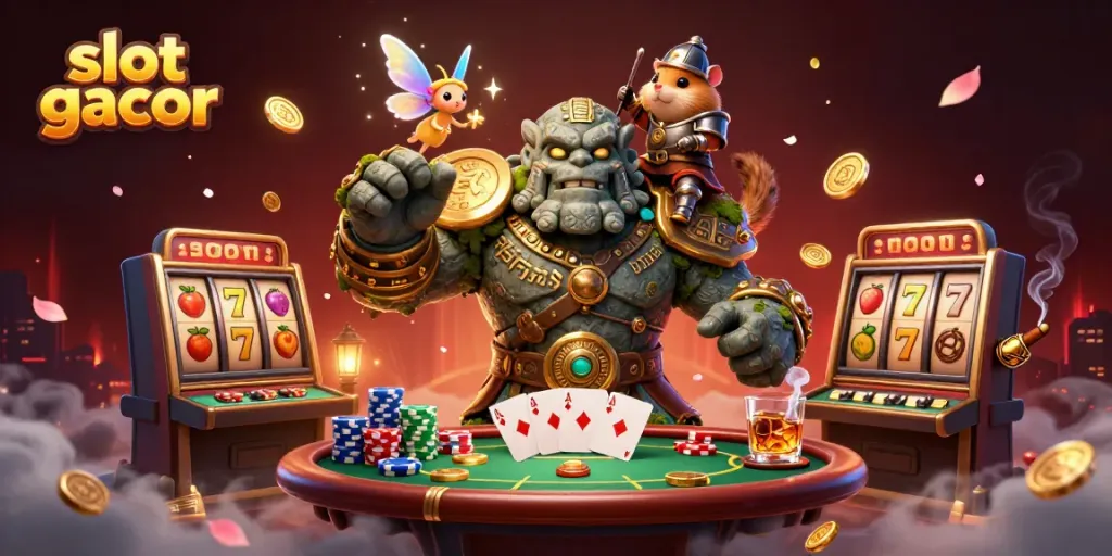 Immerse in the thrill of slot gacor with energetic characters, vivid game elements, and enchanting magic.